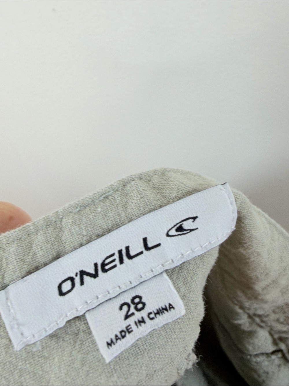 O’Neill Morrison Linen Blend Button Front Shorts - Picture 6 of 7